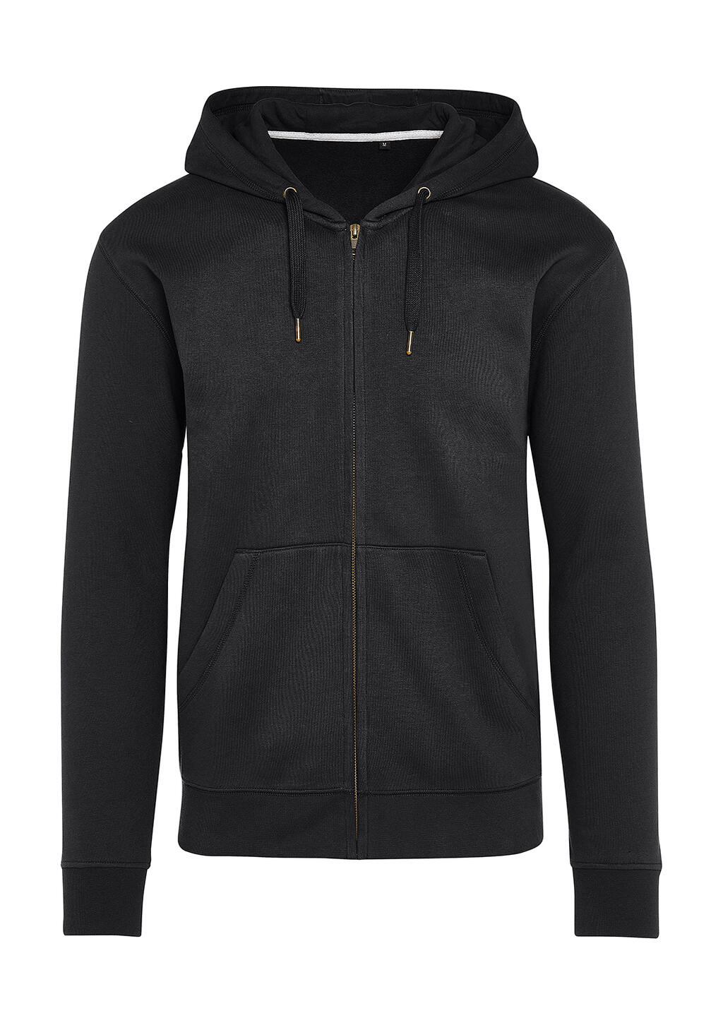 Signature Labelless Zip-Up Hoodie - 104 - Donkerzwart
