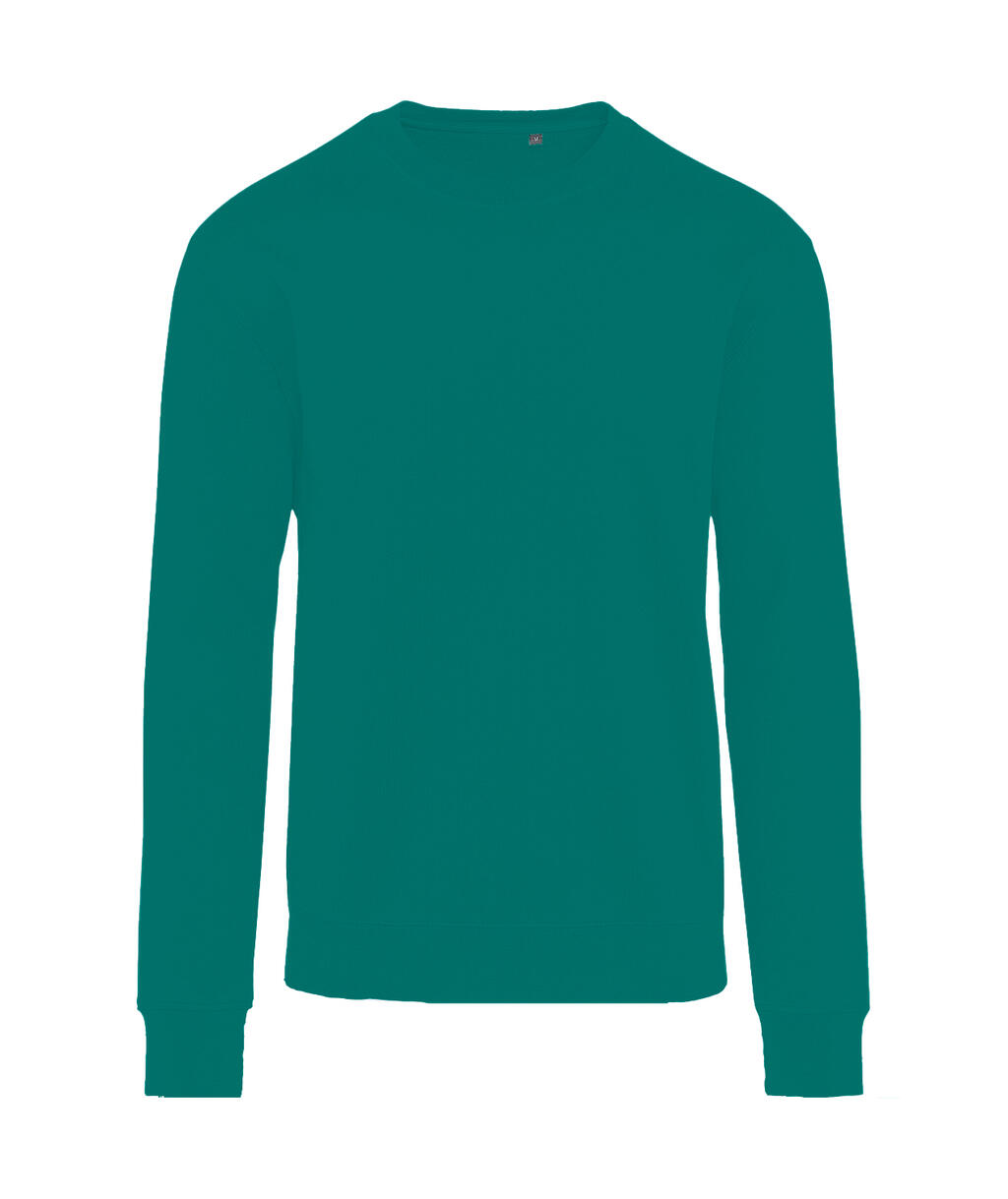 Signature Tagless Crewneck Sweatshirt - 537 - EMERALD GREEN
