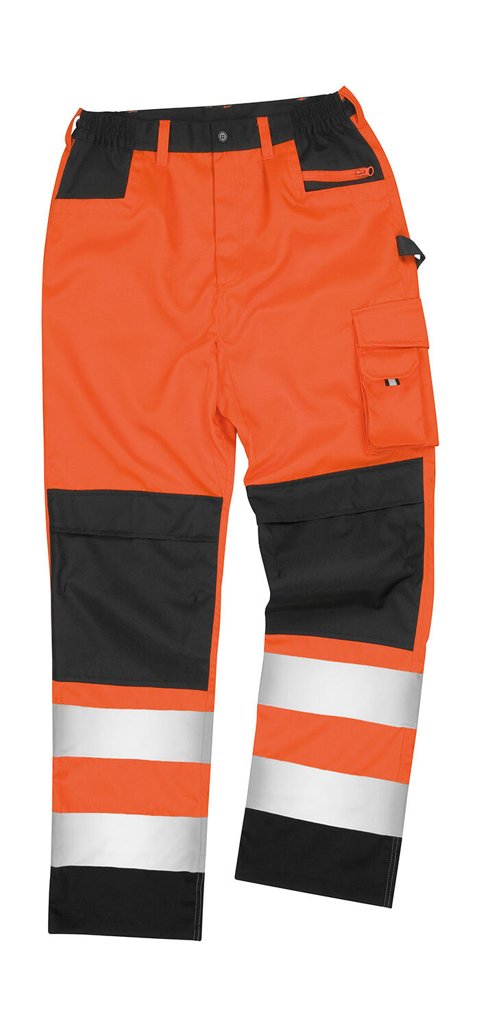 Safety Cargo Pants - ORNV - Fluorescent Orange