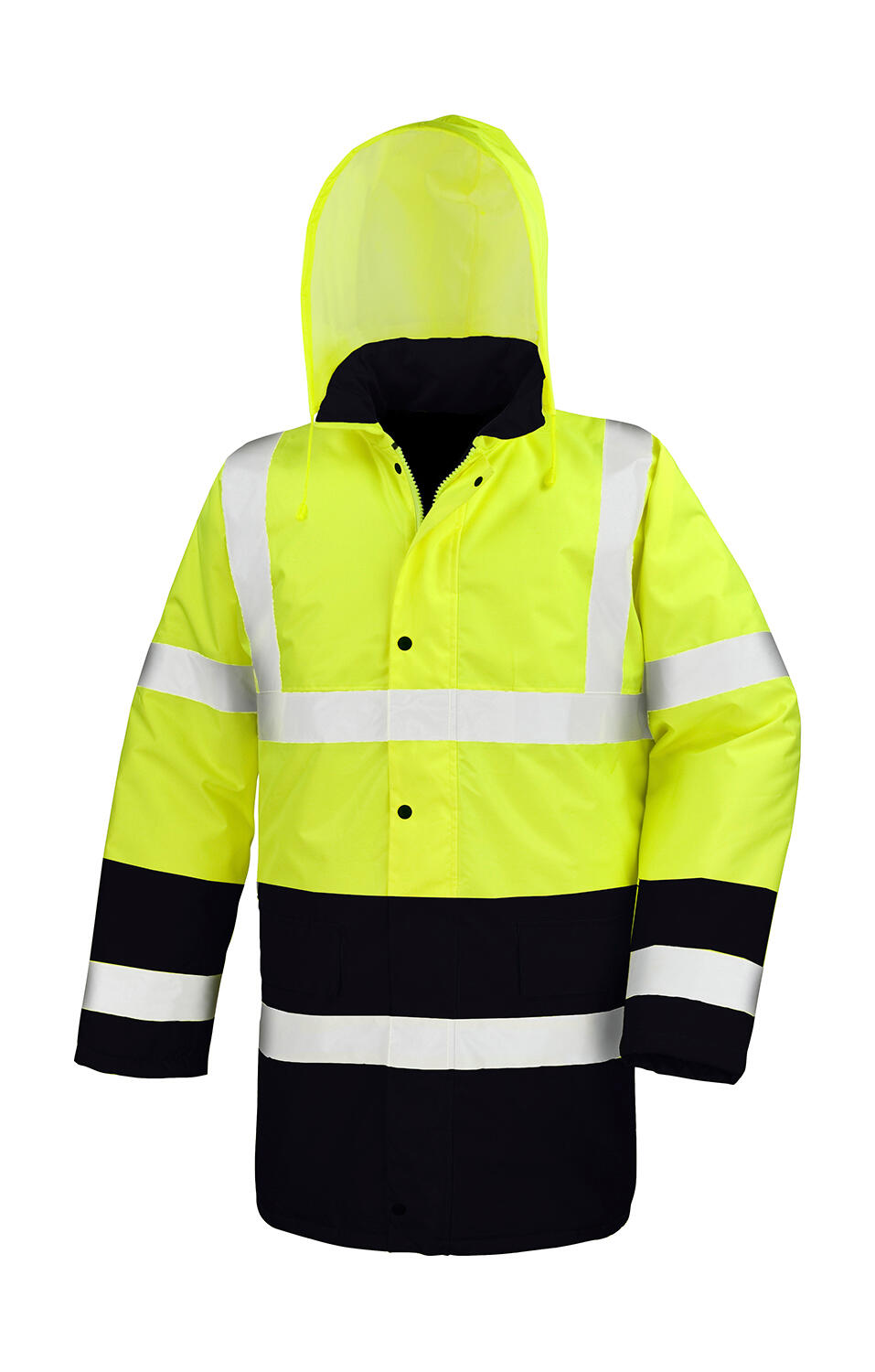 Safety Core Snelweg Tweekleurig Jasje - GEEL - Fluorescerend geel