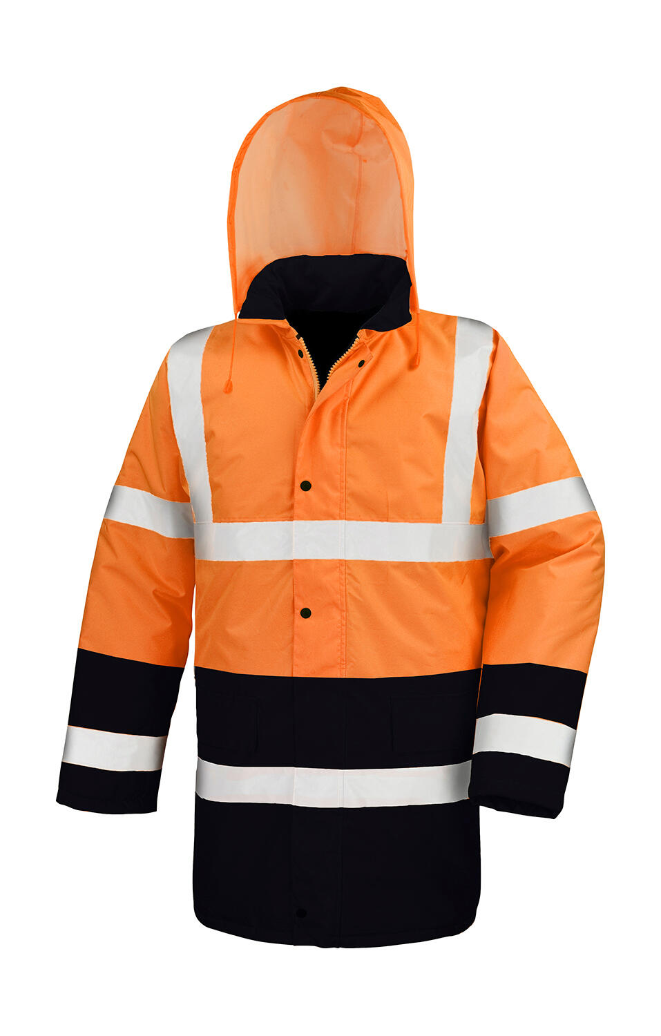 Safety Core Snelweg Tweekleurig Jasje - Fluorescerend oranje/zwart