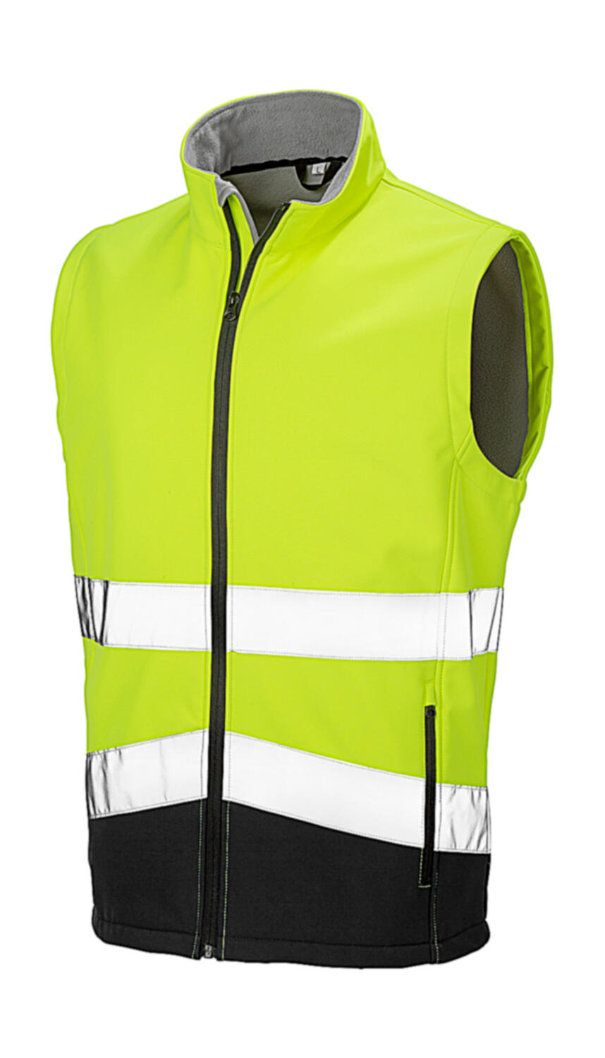 Softshell Printable Safety Vest - 671 - Fluorescent Yellow
