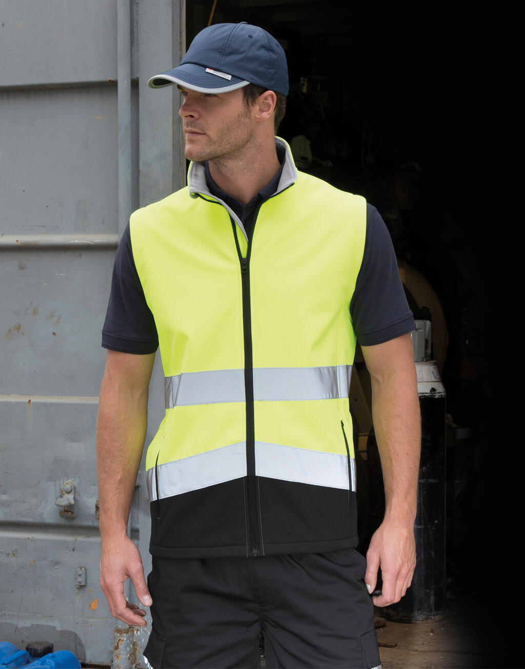 Printbaar veiligheidsvest van zacht materiaal