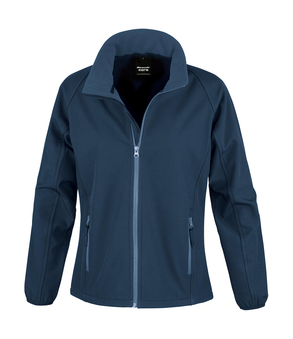 Printbare softshelljas voor dames - 248 - Marine