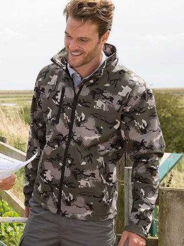 Camo TX Performance Softshell met capuchon