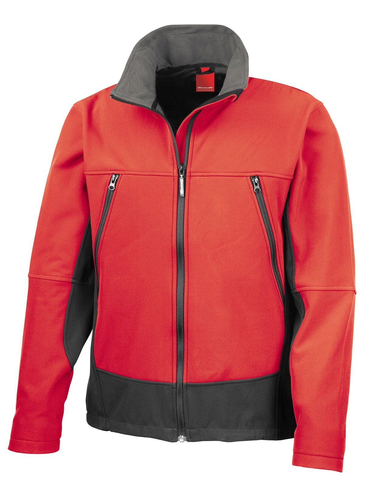 Activiteitssoftshelljas - RDBK - Rood/Zwart