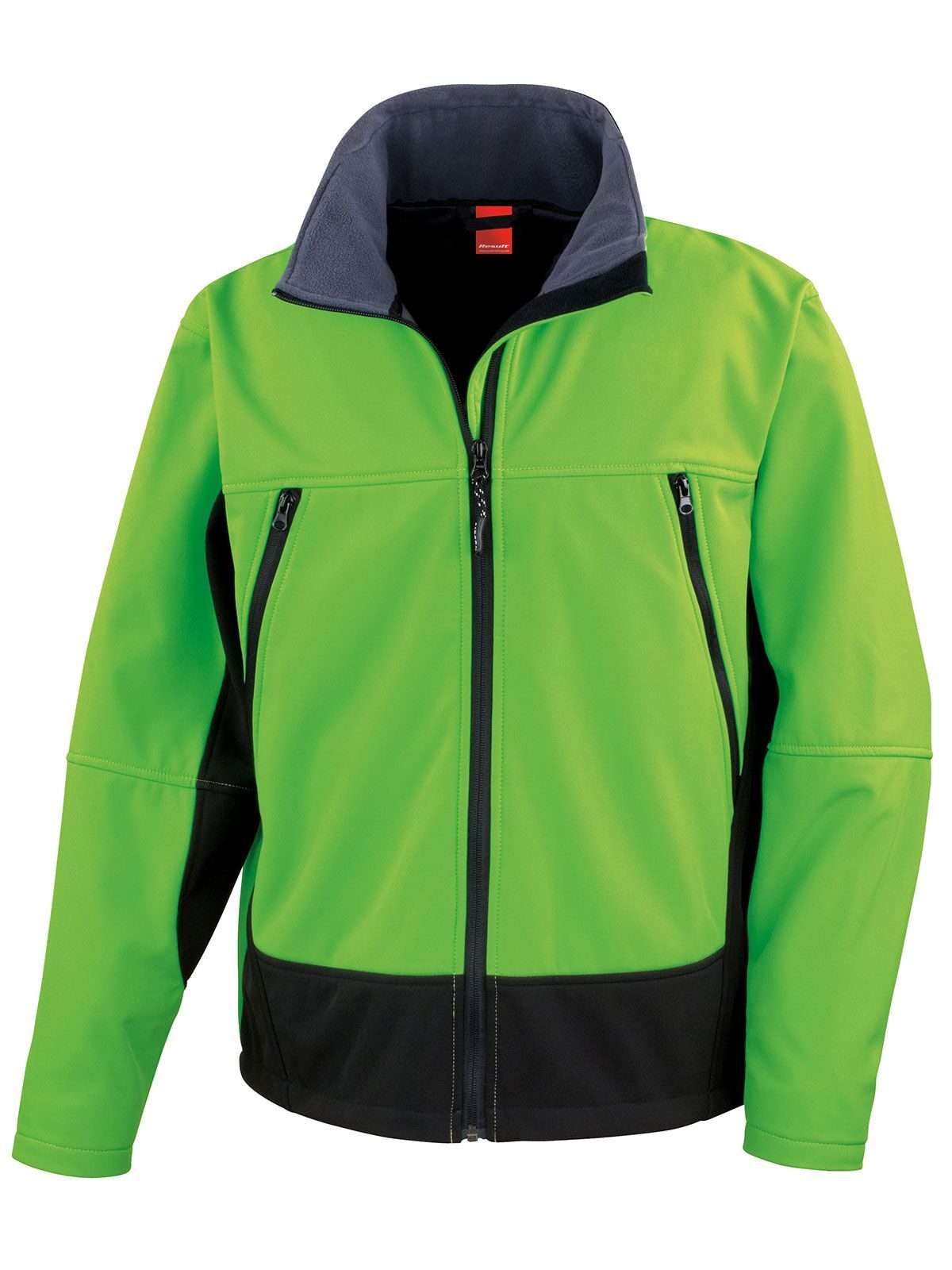Activiteitssoftshelljas - GNBK - Levendig groen/zwart