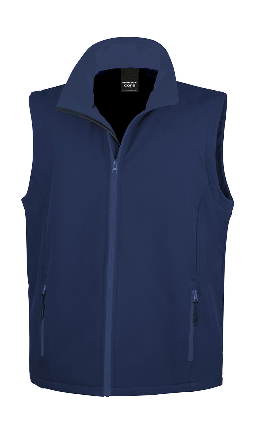 Printable Softshell Vest - 248 - Navy