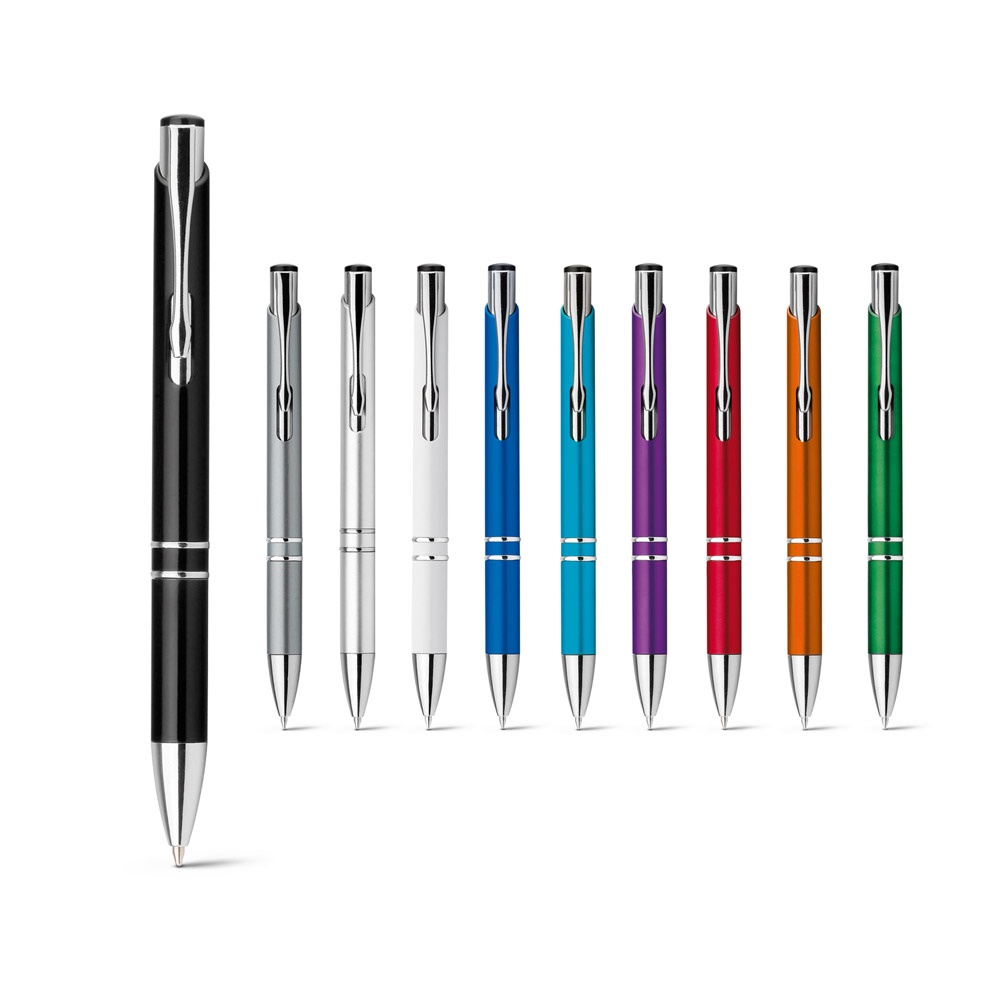 BETA PLASTIC. ABS ballpoint pen with metal clip.