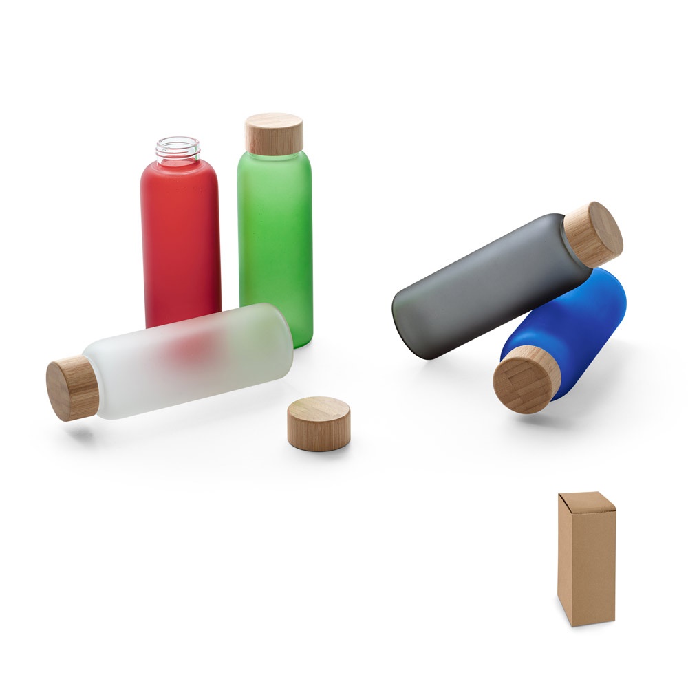 LILLARD. Waterfles van 500 ml van ondoorzichtig borosilicaatglas.