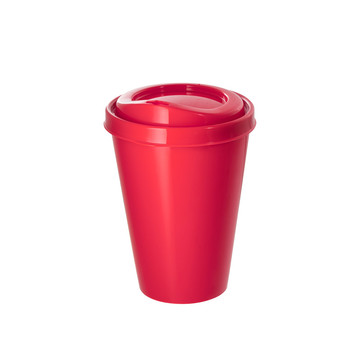 FRAPPÉ. Herbruikbare PP-beker 430 ml - 105 - Rood