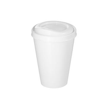 FRAPPÉ. Herbruikbare PP-beker 430 ml - 106 - Wit