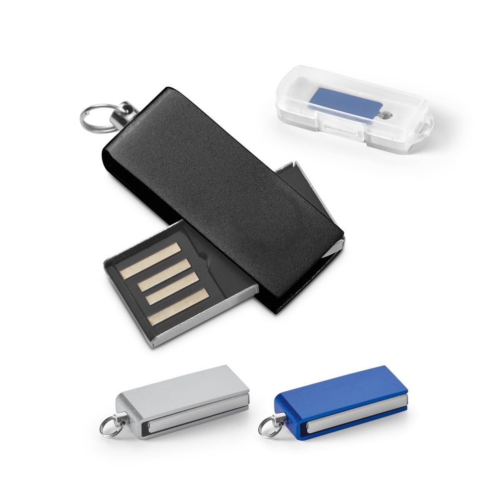 SIMON 8GB. Mini aluminium UDP-flashdrive van 8 GB.