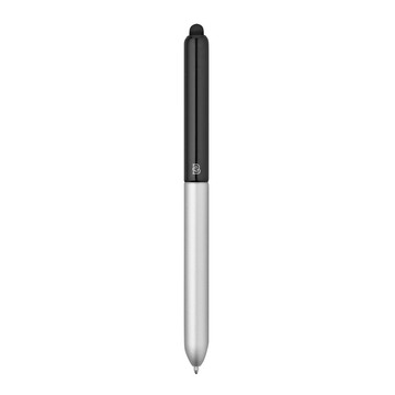 81001. Aluminium balpen met aanraakgevoelige punt. - 143 - Satijnzwart-Chroom
