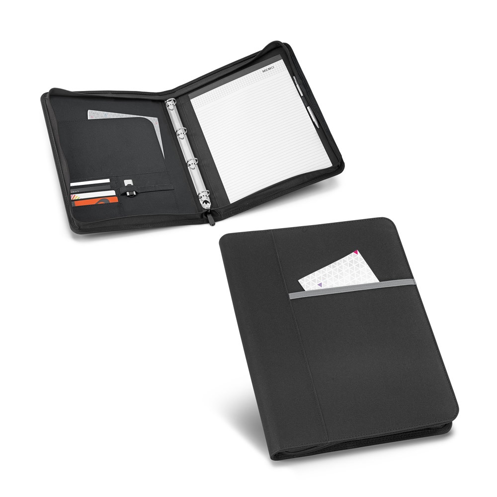AUSTER. A4 600D folder with lined pages.