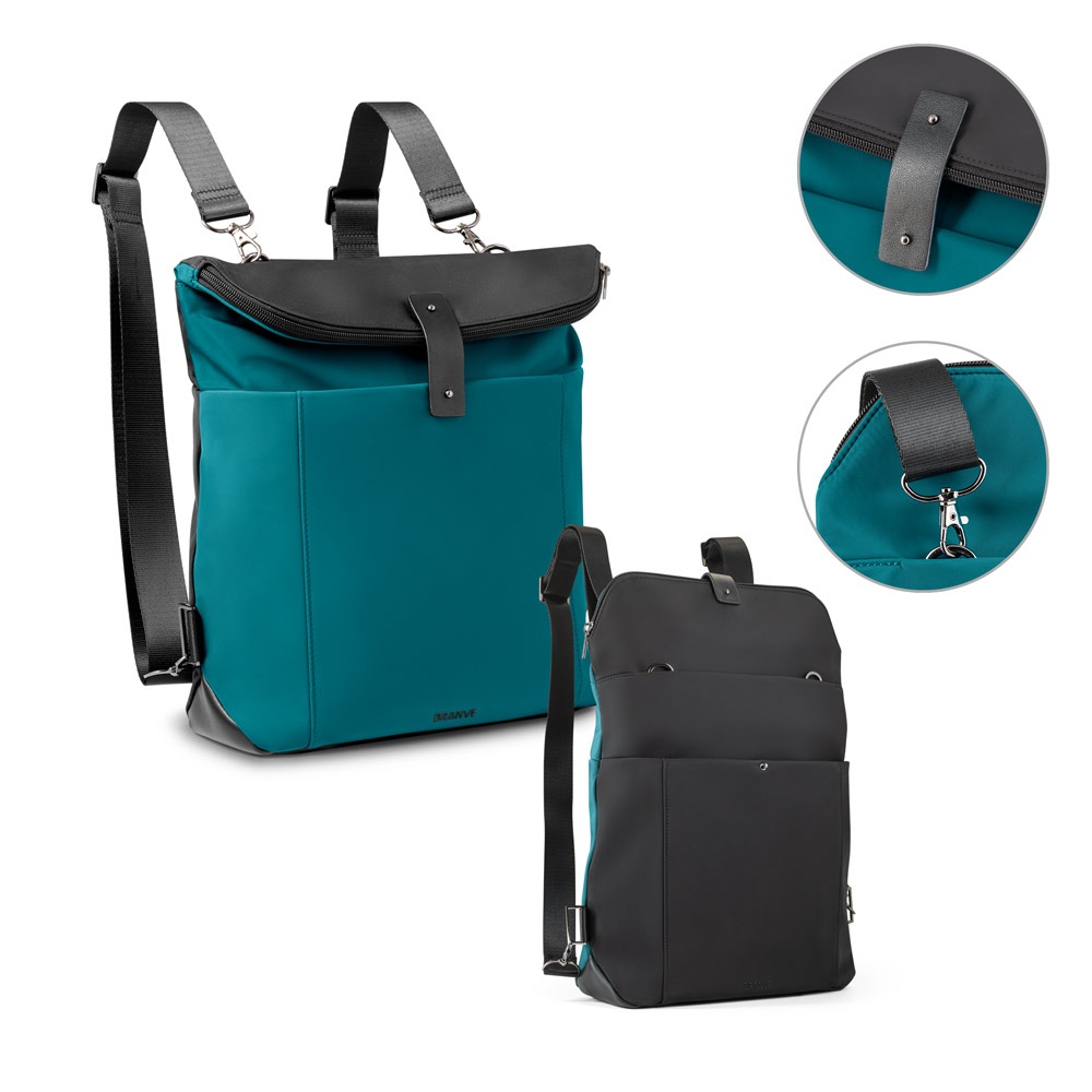 ROVER BACKPACK II. Fabric and PU backpack
