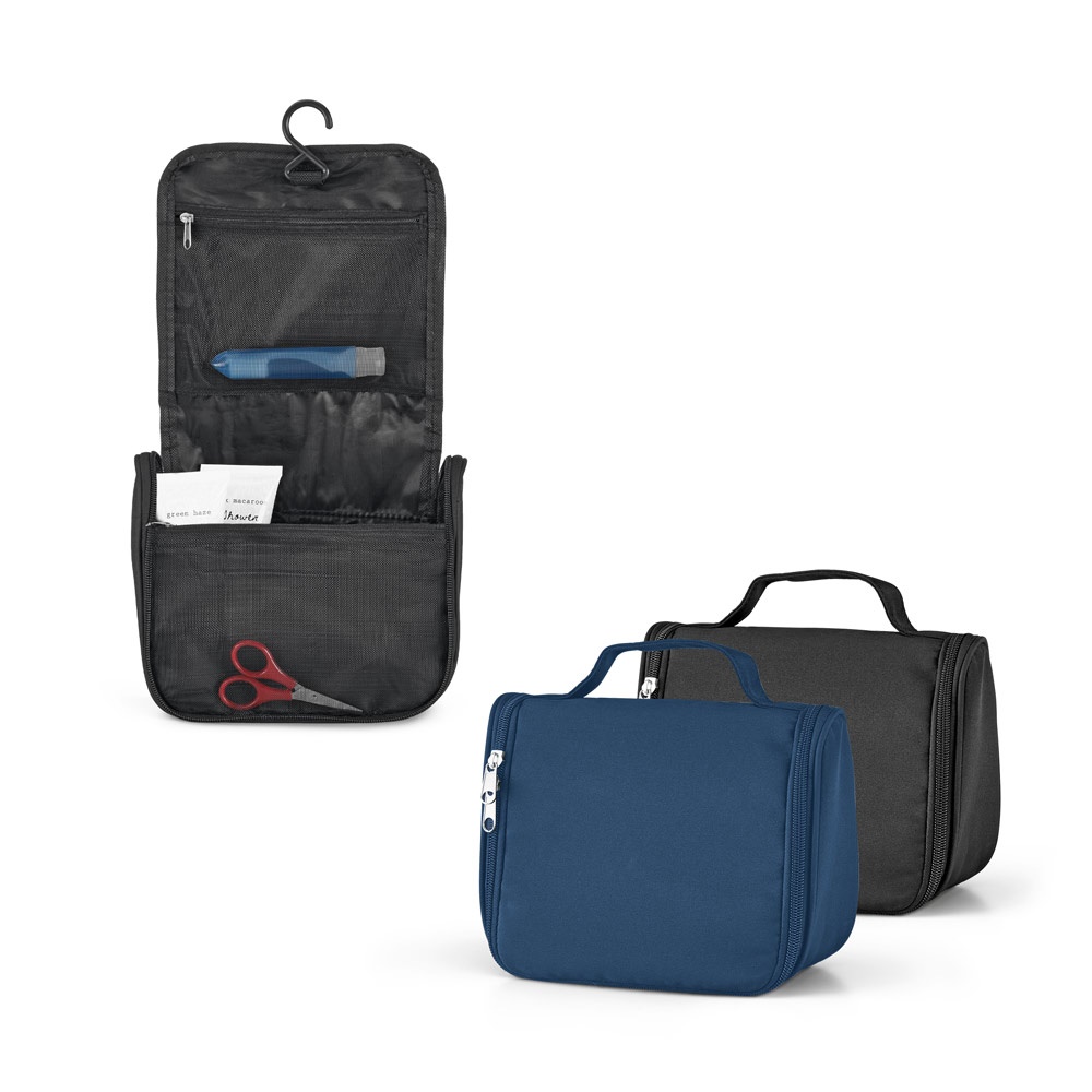 WILLIS. Microfiber make-uptasje met diverse vakjes.