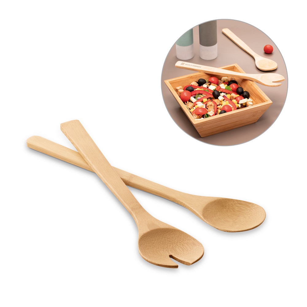 SALVY. Set van 2 saladebestek
