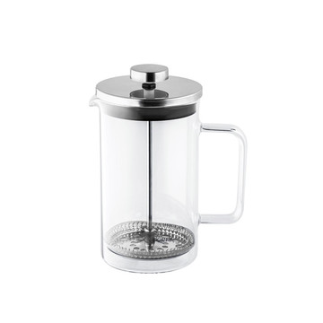JENSON. Koffiezetmachine van 600 ml, gemaakt van borosilicaatglas en roestvrij staal. - 107 - Chrome