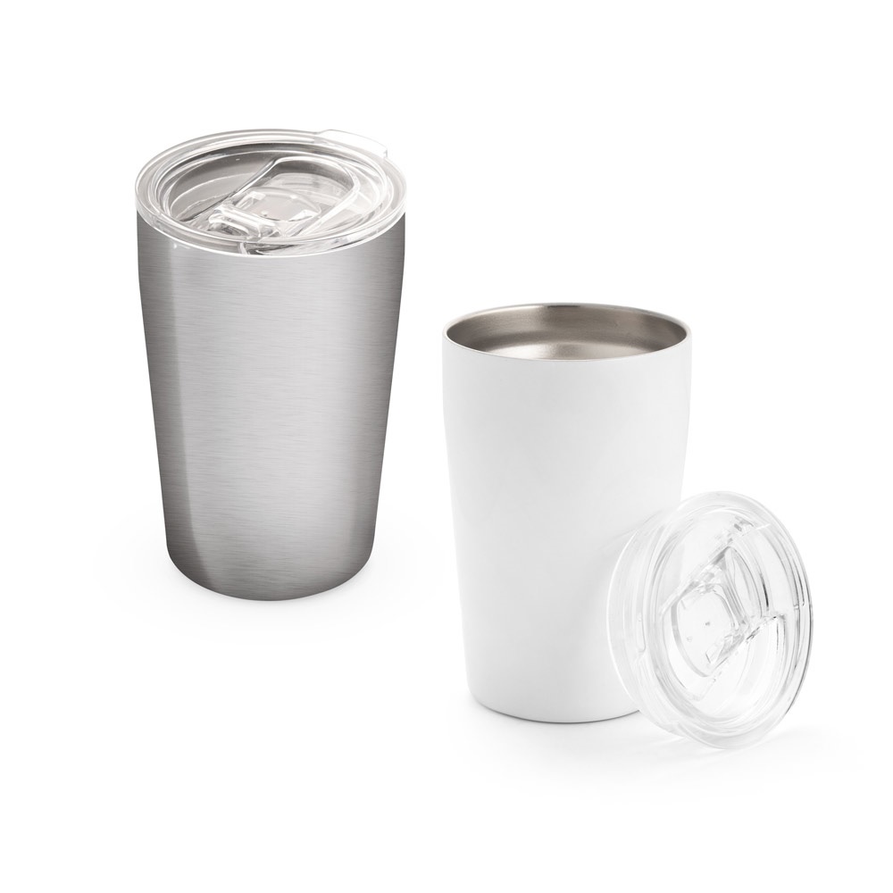 SLIDER. 380 ml roestvrijstalen reisbeker.