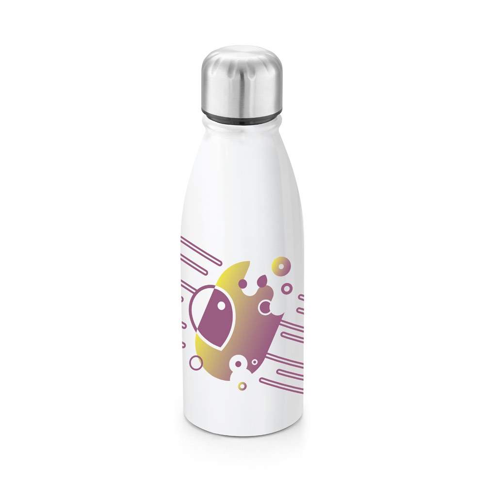 BILLY. Aluminium waterfles met roestvrijstalen dop voor sublimatie, 500 ml.
