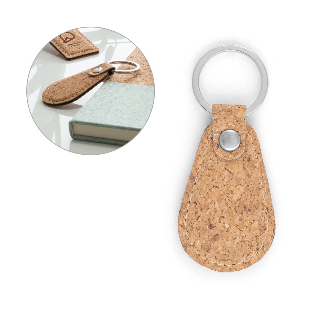 MILLAU. Cork keychain