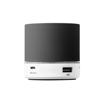 PEREY. Draagbare luidspreker met microfoon in ABS. - 103 - Zwart