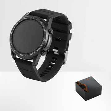 IMPERA II. Smartwatch met siliconen bandje.