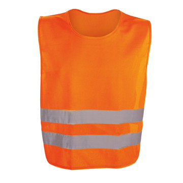 THIEM. High visibility vest in 100% polyester - 128 - Orange