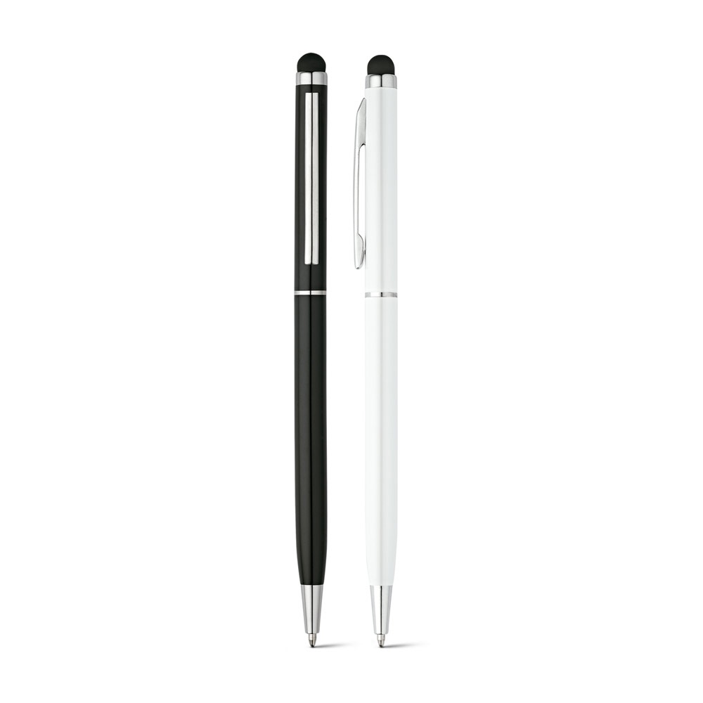 ZOE BK. Aluminum ballpoint pen with touch tip