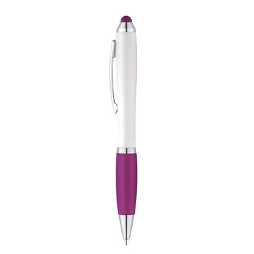 SANS BK. Balpen met metalen clip - 132 - Viola