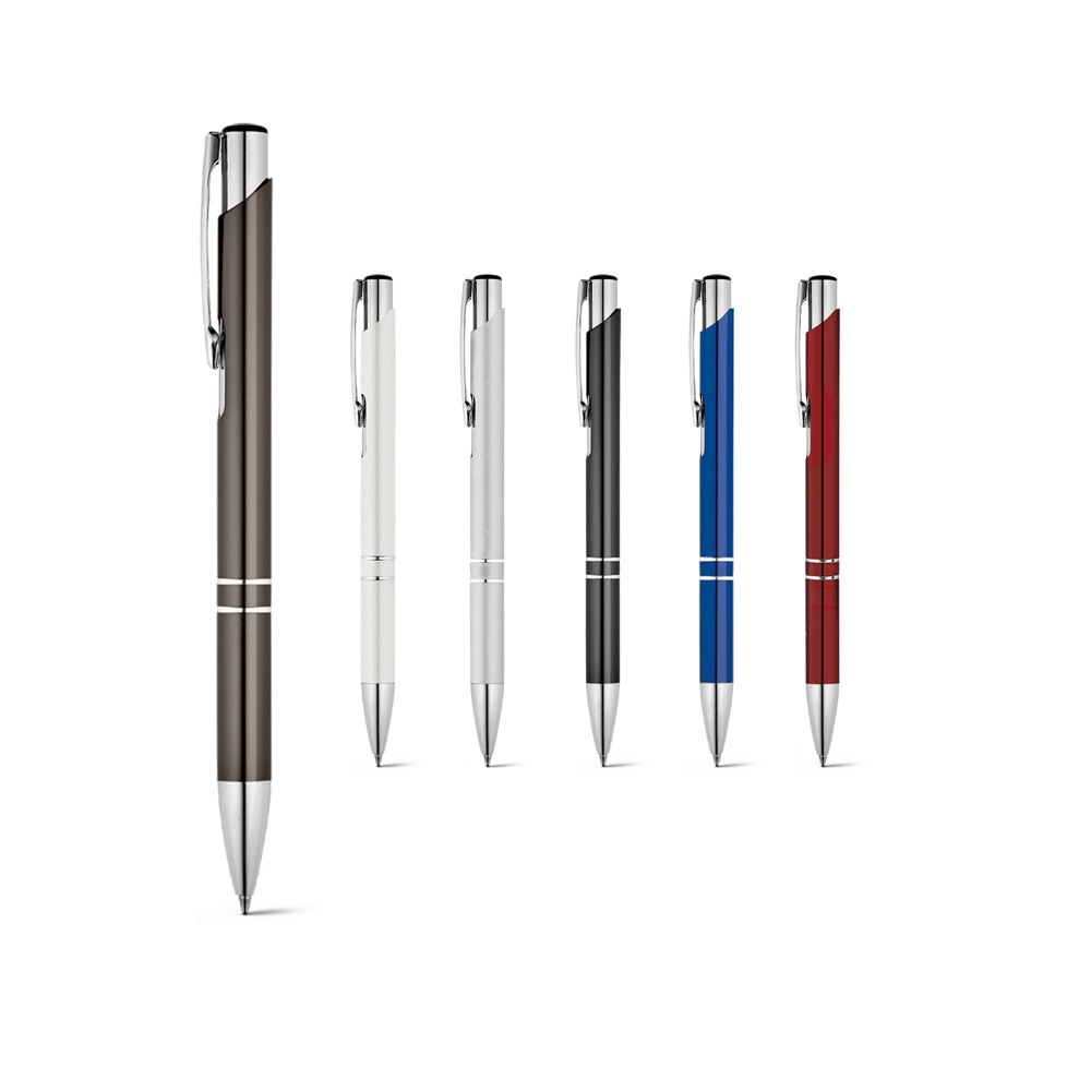 BETA BK. Aluminum ballpoint pen with clip
