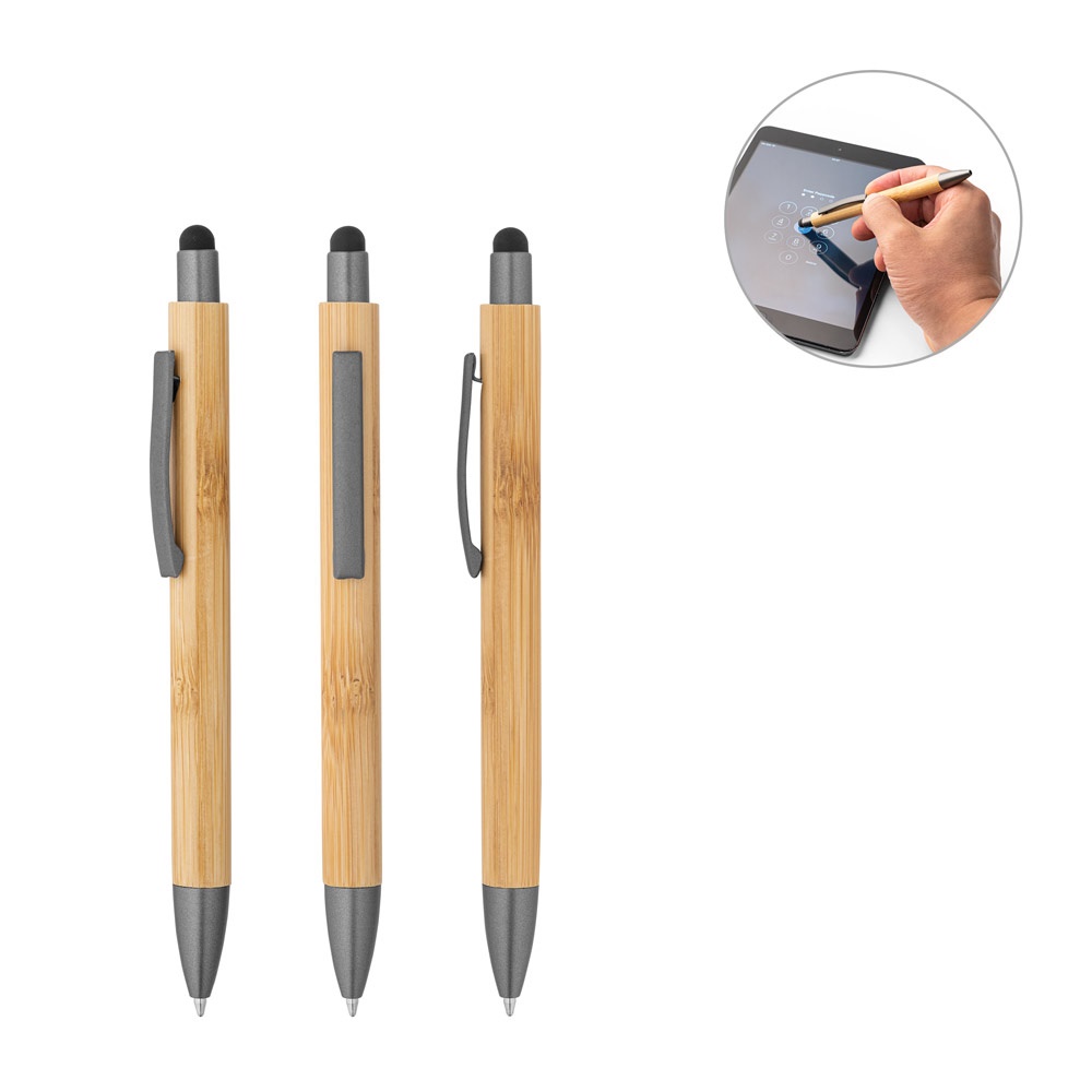 ZOLA. Bamboo ballpoint pen with a matte finish.