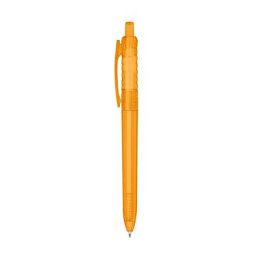 HYDRA. Ballpoint pen made of recycled polyester (100% rPET) - 128 - Orange