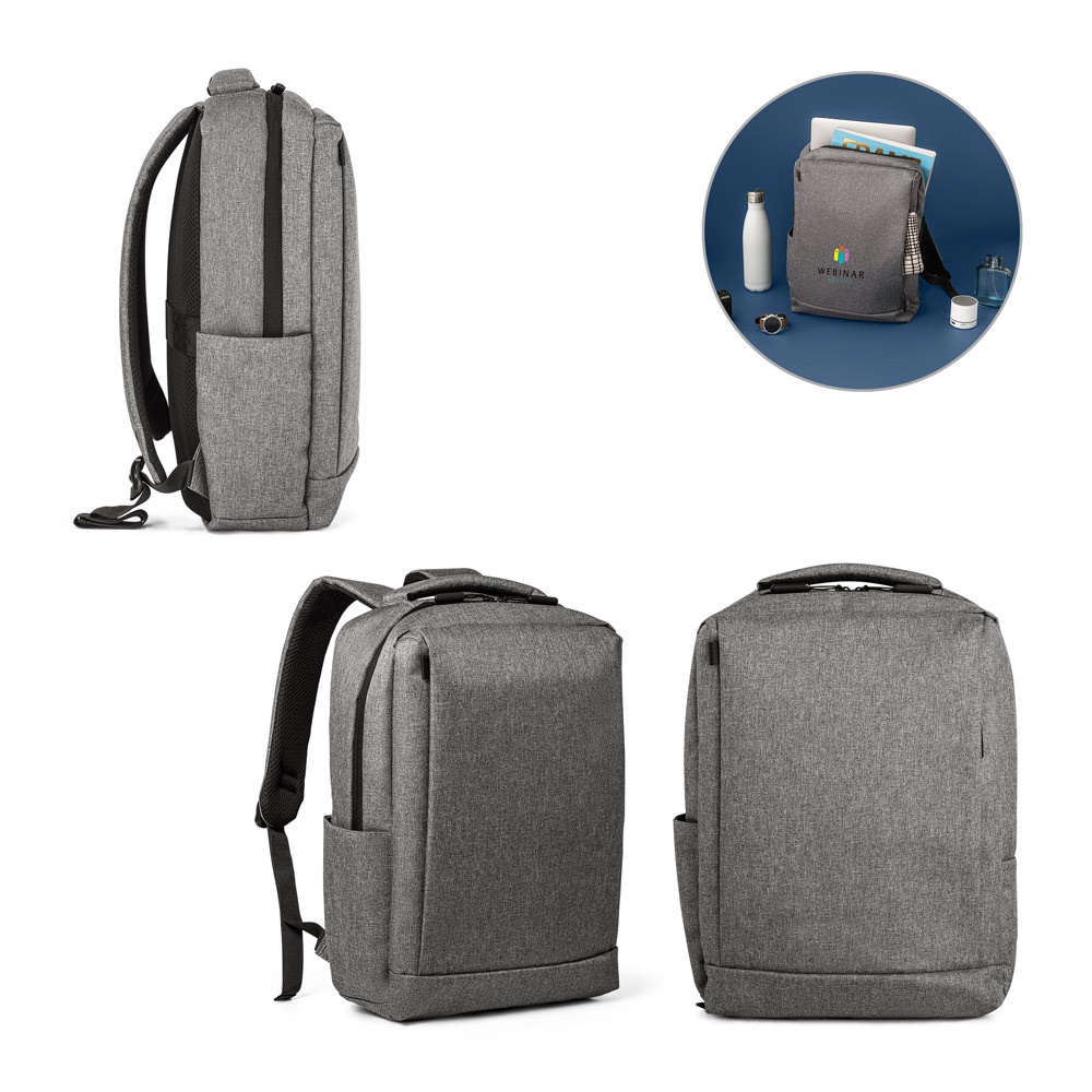 BOLOGNA. 15.6" Laptop Backpack in 300D Polyester