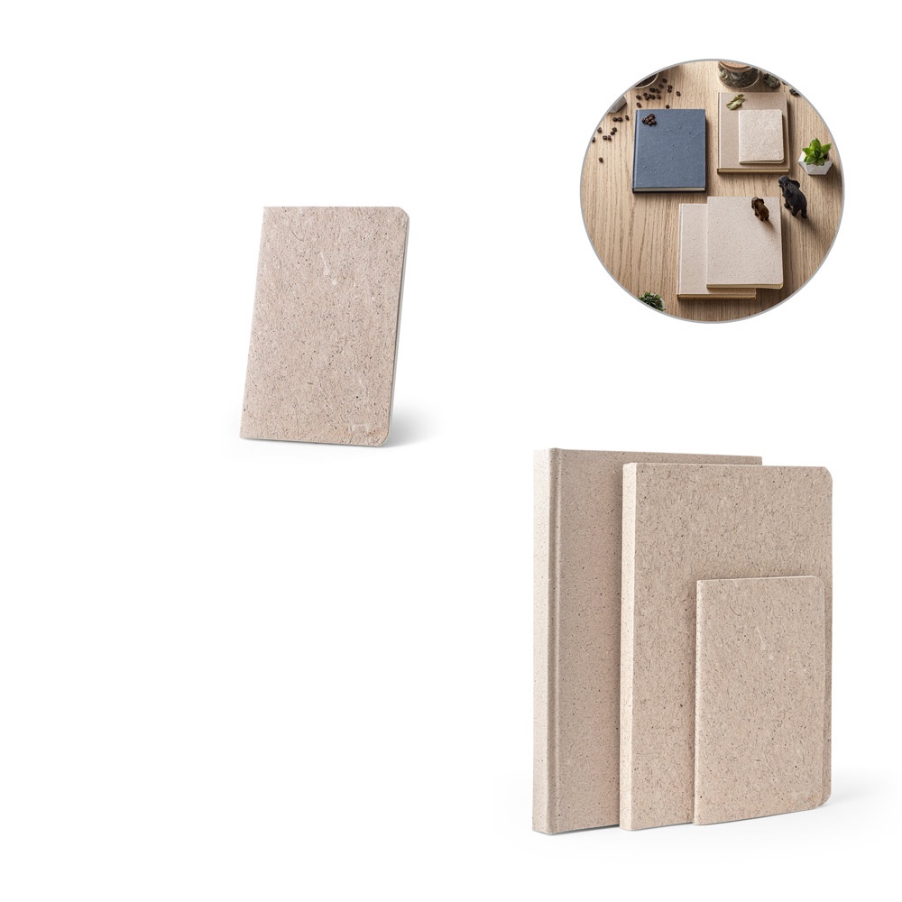 TEAPAD SOFT. A6 notitieblok met een flexibele omslag gemaakt van theebladresten (65%).