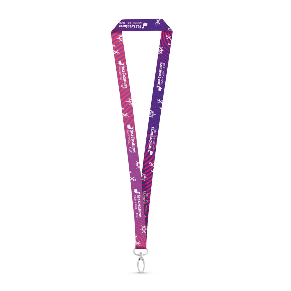 MANILA. SUBLIMATION Lanyard Set Long II (20 mm) with 20 mm oval carabiner