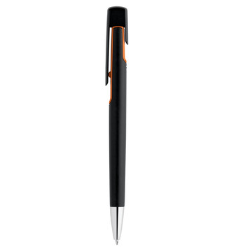 BRIGT. Balpen met metallic afwerking - 128 - Oranje