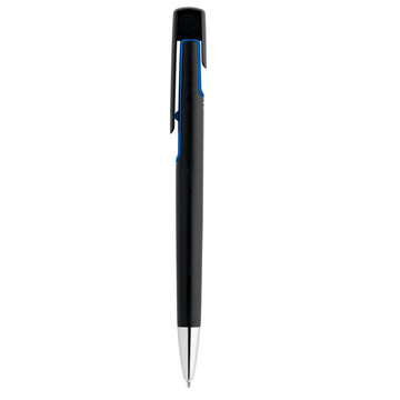 BRIGT. Balpen met metallic afwerking - 114 - Koningsblauw