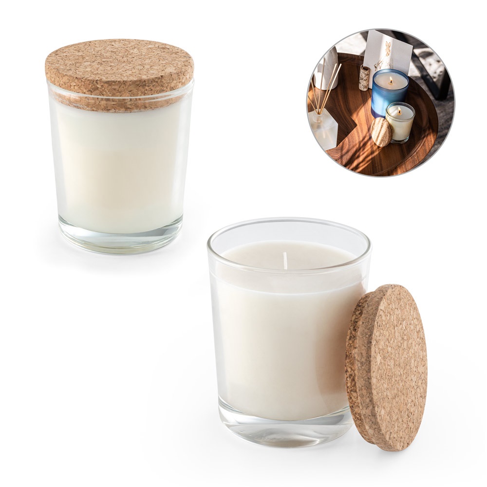 ZEN 180. Aromakaars in een glazen houder met kurken deksel, 180 g
