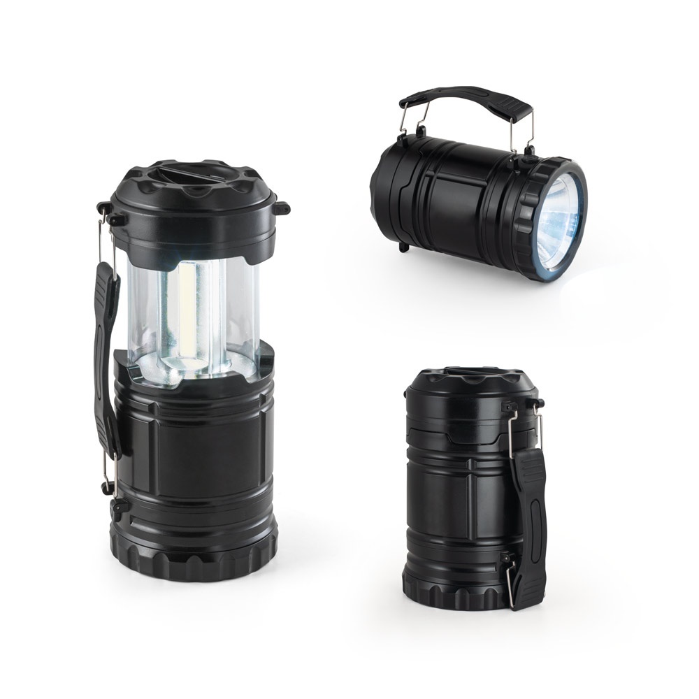 OLYMPOS. 2-in-1 zaklamp gemaakt van ABS en PS.