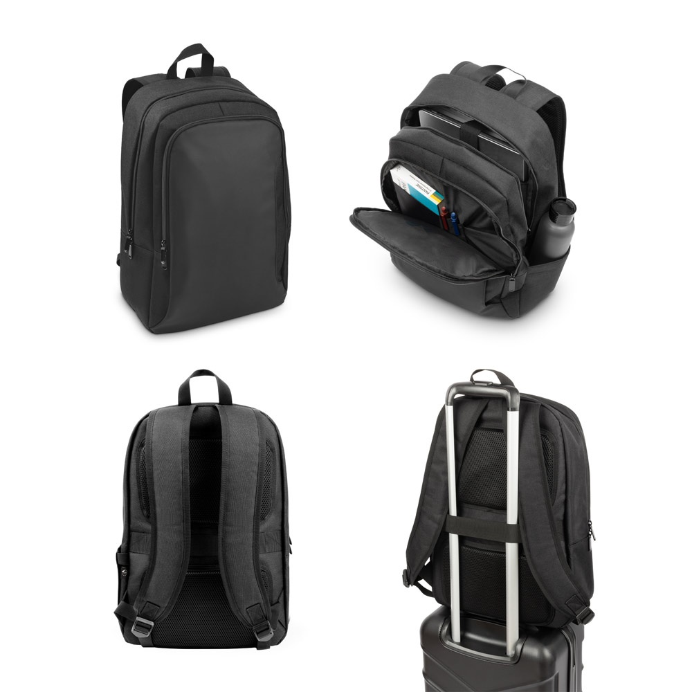 DRAMMEN. Laptop backpack made of high-density 600D recycled polyester.