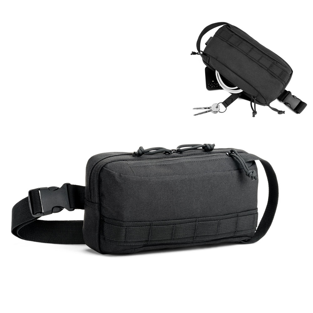 EDINBURGH. Heuptas van hoogwaardig 600D gerecycled polyester met een voering van 210D gerecycled polyester.