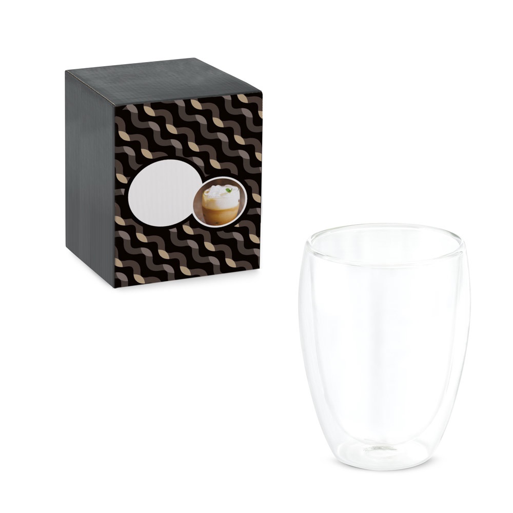 Machiato beker. 350 ml beker van borosilicaatglas.