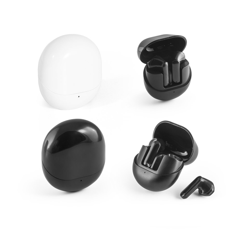 BURTON. Draadloze oordopjes met 12 uur batterijduur en 100% gerecycled ABS (rABS).