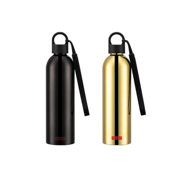 MELIOR STAAL. Dubbele Wasserflasche 500ml
