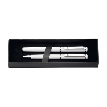 CALIOPE SET. Set with rollerball pen and metal ballpoint pen. - 106 - White