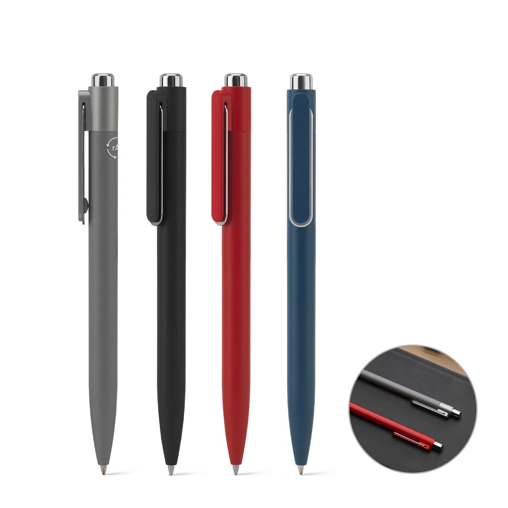 KYLIE. Aluminum ballpoint pen (94% recycled) with innovative clip.