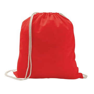 ILFORD. 100% cotton drawstring backpack (100g/m²) - 105 - Red