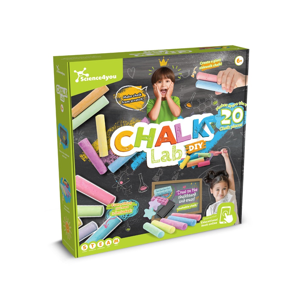 KRIJTFABRIEK. Een krijtfabriek, ideaal voor kinderen.